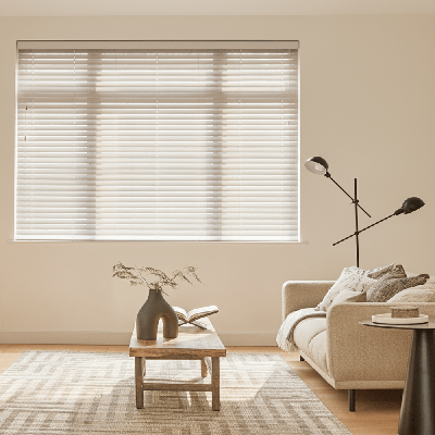 Houten jaloezieën Abachi 50mm