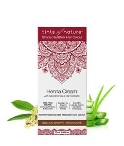 Tints Of Nature Henna cream golden brown semi permanent
