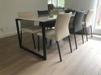 Set van 6 leren eetkamerstoelen - verschillende kleuren leer - Echt leer, Modern, ontdek de vele Leersoorten en Kleuren bij ShopX
