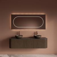 Badkamermeubelset Gliss Design Alluro 160 cm Ash Grey