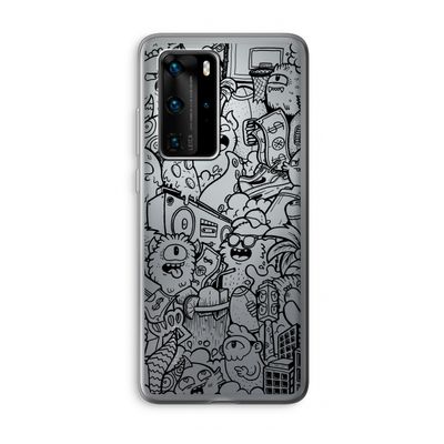 Vexx Black City : Huawei P40 Pro Transparant Hoesje