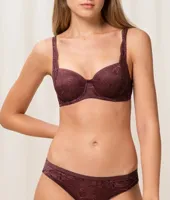 BH Amourette Charm T WHP02 - Decadent Chocolate - kanten Beugel bh voorgevormd