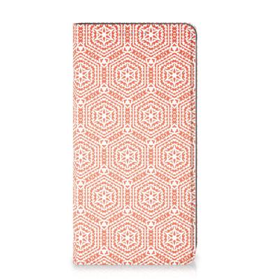 Samsung Galaxy A53 | Hoesje met Magneet | Pattern Orange