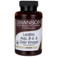 Diet Lecithin, Kelp, B-6 & Vinegar | Swanson | 240ct Diet Lecithin, Kelp, B-6 & Vinegar | Swanson | 240ct
