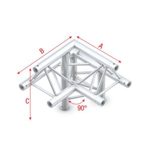 Milos Milos Pro-30 Triangle F Truss - Corner down right, apex up