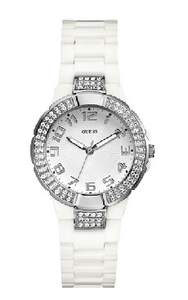 Guess horlogeband W11611L1 Kunststof / Plastic Wit