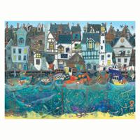 Ravensburger legpuzzel haven van wonderen - een bruisende fantasiehaven - 1500st.