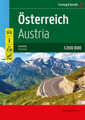Wegenatlas Oostenrijk - Österreich, Straßen-Atlas 1:200.000 | Freytag & Berndt Wegenatlas Oostenrijk - Österreich, Straßen-Atlas 1:200.000 | Freytag & Berndt