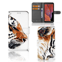 Hoesje Samsung Galaxy Xcover 5 Watercolor Tiger