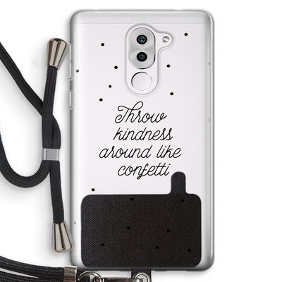 Confetti: Honor 6X Transparant Hoesje met koord
