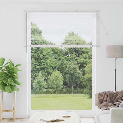 Raam Blind met gordijnen Anders Wit 155 x 220 cm Aluminium