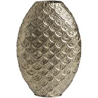 Leen Bakker - Vaas Florence Goudkleur - 47,5x32,5x10,5 Cm - Metaal - Goudkleurig - 10.5x32.5x47.5 Cm