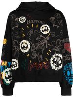 BARROW Hoodie met grafische print - Zwart - thumbnail