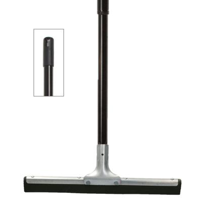 Vloertrekker / watertrekker - metaal en rubber - B34 cm - uitschuifbare steel kunststof zwart