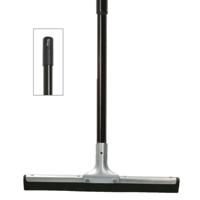 Vloertrekker / watertrekker - metaal en rubber - B34 cm - uitschuifbare steel kunststof zwart
