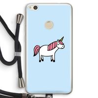 Eenhoorn: Huawei Ascend P8 Lite (2017) Transparant Hoesje met koord Eenhoorn: Huawei Ascend P8 Lite (2017) Transparant Hoesje met koord