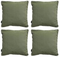 Sierkussen 45x45 piping Panama groen (4 stuks) Madison - Madison