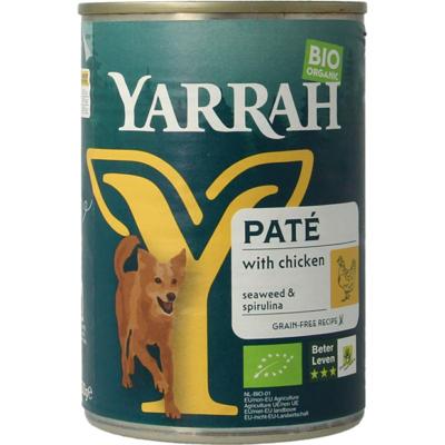 Yarrah Hond pate met kip bio