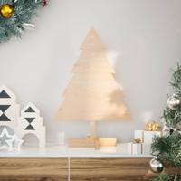 VidaXL Kerstdecoratie kerstboom 70 cm massief hout