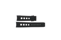 Horlogeband Tissot T079-427-26-057-00 / T610034296 Leder Zwart 23mm