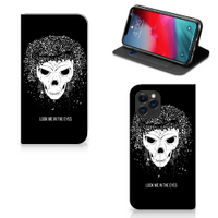 Mobiel BookCase Apple iPhone 11 Pro Skull Hair - thumbnail