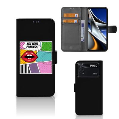 Xiaomi Poco X4 Pro 5G | Wallet Case | met Pasjes | Popart Princess Xiaomi Poco X4 Pro 5G | Wallet Case | met Pasjes | Popart Princess
