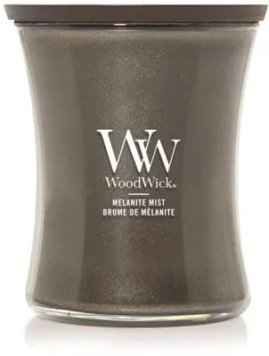 WoodWick medium candle limited edition melanite mist gunmetal