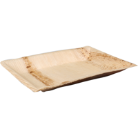 Depa Bord | rechthoekig | 1-vaks | palmblad | 25x16cm | naturel | 100 stuks