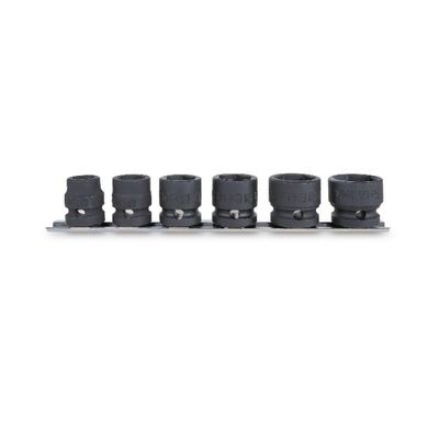 Beta 720S/SB6 6 delig set van slagdoppen | korte uitvoering | 1/2" aandrijfvierkant | met ophangrek ?: 13 - 007200906 007200906