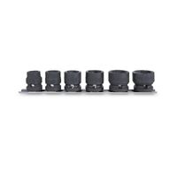 Beta 720S/SB6 6 delig set van slagdoppen | korte uitvoering | 1/2" aandrijfvierkant | met ophangrek ?: 13 - 007200906 007200906
