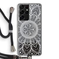 Roses Are Red: Samsung Galaxy S21 Ultra Transparant Hoesje met koord