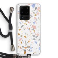 Terrazzo N°8: Samsung Galaxy S20 Ultra Transparant Hoesje met koord