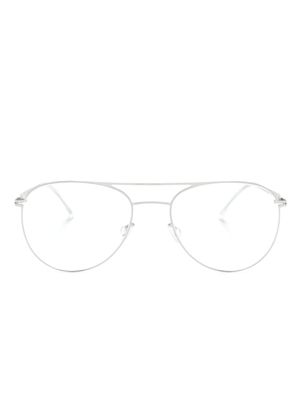Mykita lunettes de soleil Niken à monture pilote - Argent