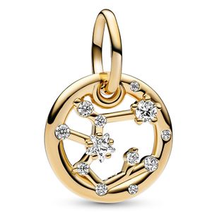 Pandora 762723C01 Hangbedel Boogschutter Zodiac zilver-zirconia goudkleurig-wit