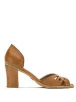 Sarah Chofakian escarpins en cuir - Marron - thumbnail