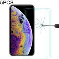 5 pc's ENKAY Hat-Prins 0 26 mm 9H 2.5D getemperd glas Film voor iPhone XS / X