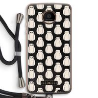 Uilen: Motorola Moto Z Force Transparant Hoesje met koord