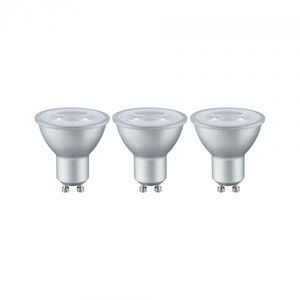 Paulmann 28581 LED-lamp Energielabel G (A - G) GU10 4 W Warmwit (Ø x h) 51 mm x 55 mm 3 stuk(s)