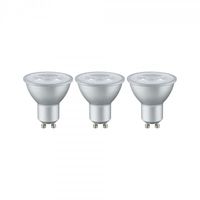 Paulmann 28581 LED-lamp Energielabel G (A - G) GU10 4 W Warmwit (Ø x h) 51 mm x 55 mm 3 stuk(s)