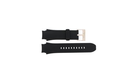 Horlogeband Armani Exchange AX1406 Rubber Zwart 19mm