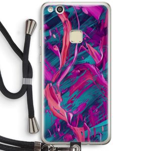 Pink Clouds: Huawei Ascend P10 Lite Transparant Hoesje met koord