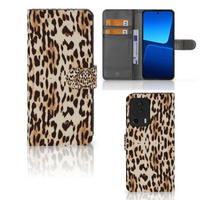 Xiaomi 13 Lite Telefoonhoesje met Pasjes Leopard