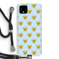 Leeuwenkoppen: Pixel 4 XL Transparant Hoesje met koord