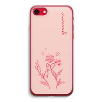 Giving Flowers: iPhone SE 2020 Transparant Hoesje