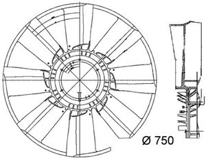 Koelventilator CFW34000P