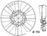 Koelventilator CFW34000P