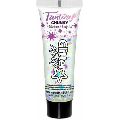 Paintglow Chunky Glittergel voor lichaam en gezicht - parelmoer - 12 ml