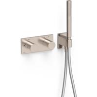 Douchekraan Tres B-System | Inbouw | Thermostaatkraan | Excl.Inbouwdeel | 2-weg | Rechthoek | RVS look