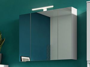 Toiletkast SALINO 3 deuren wit
