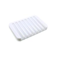Badkamer silicone flexibele Zeepbakjes opslaghouder zeepkist (wit)